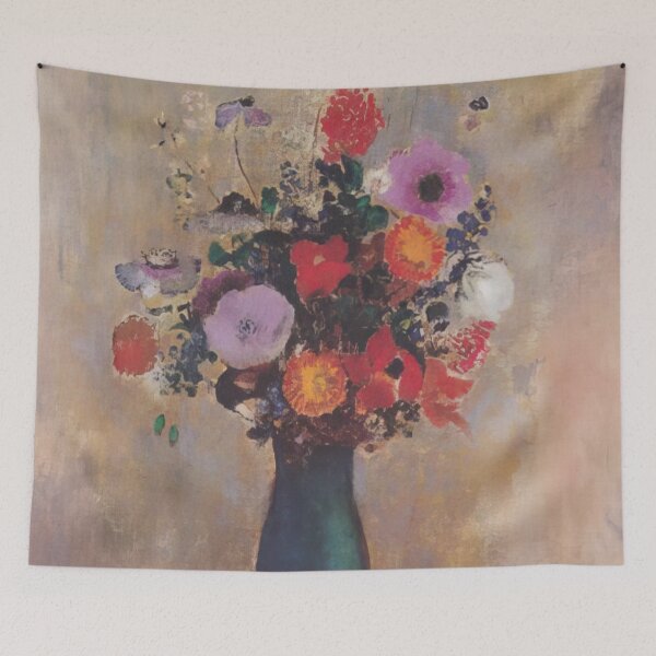 Item preview, Odilon Redon Wildflowers In A Long Necked Vase designed and sold by melaartni.