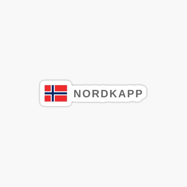 Nordkapp | Nordlandschaft Norwegen Sticker