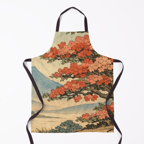 Item preview, Autumn Maple Tree Near Mountain Landscape designed and sold by SassyArtistry.