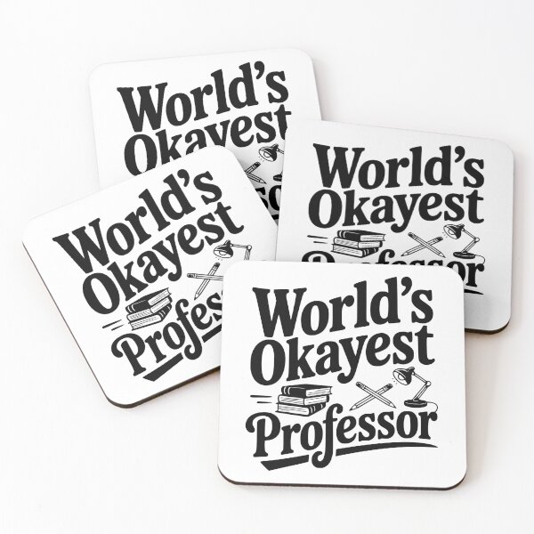 Item preview, World's Okayest Professor designed and sold by Frank Ring.