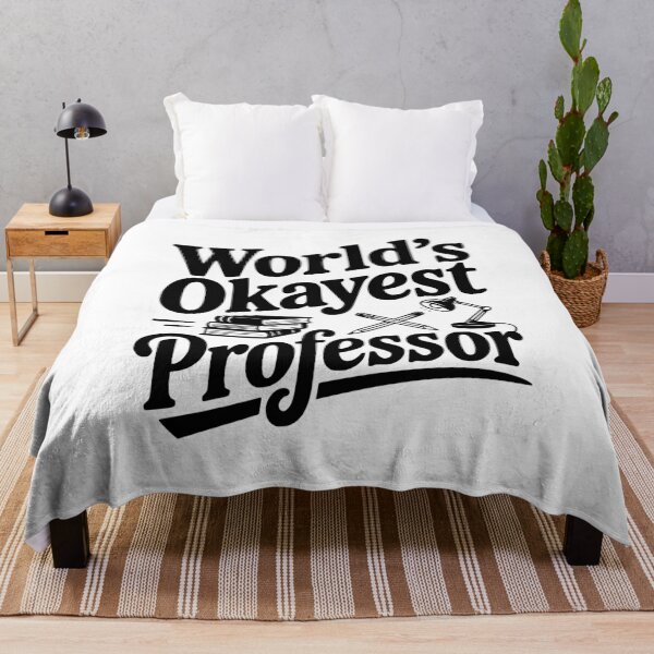 Item preview, World's Okayest Professor designed and sold by Frank Ring.