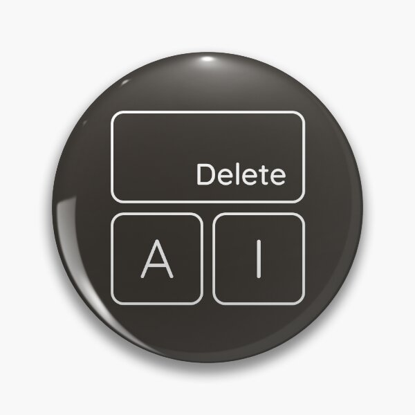 Item preview, Kopie von Kopie von Delete A.I. – Maybe that wasn't such a good idea after all. designed and sold by Bastiano's Nerdiverse.