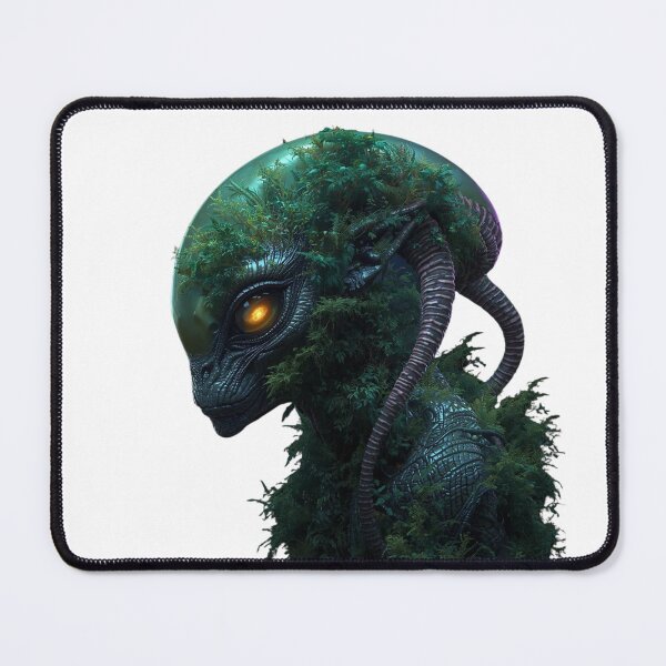 Item preview, Mystic Jungle Alien Guardian Tee – Cosmic Nature Sci-Fi Design designed and sold by KapiPrint.