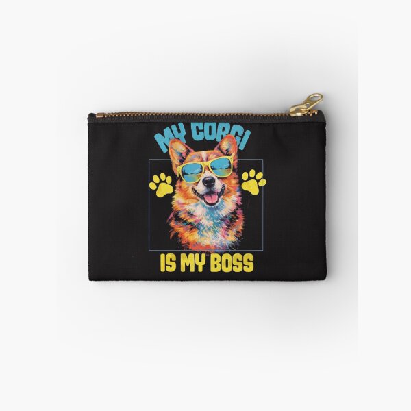 Item preview, My Corgi Is My Boss - Vibrant Pop Art Sunglasses Corgi designed and sold by Corgi & co Shop.