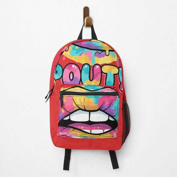 Item preview, Sassy Dripping Pouty Lips Rainbow Graffiti Cartoon designed and sold by Dariusz.K.