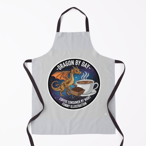 Item preview, Dragon By Day Coffee Consumer By Night Funny Steampunk Illustration designed and sold by Scro-Ciob-Shop.