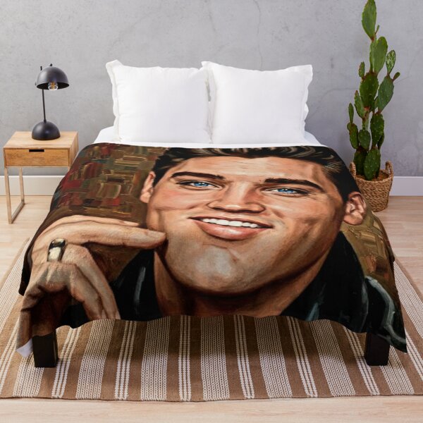 Item preview, Blue-Eyed Rebel: Charismatic King of Rock & Roll Art designed and sold by Art's Diner.