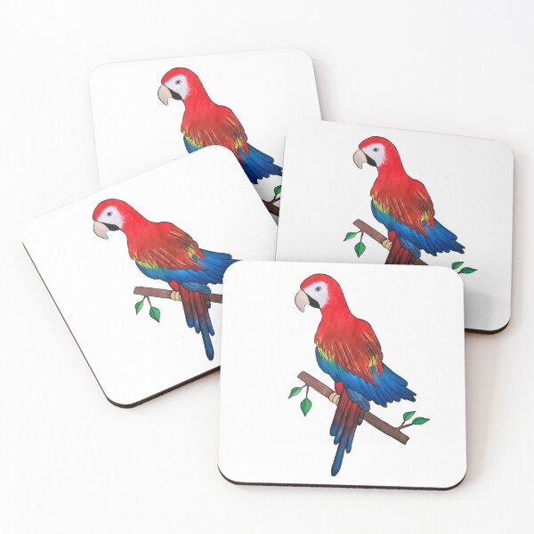Item preview, Colorful Costa Rican scarlet macaw designed and sold by guisscu.