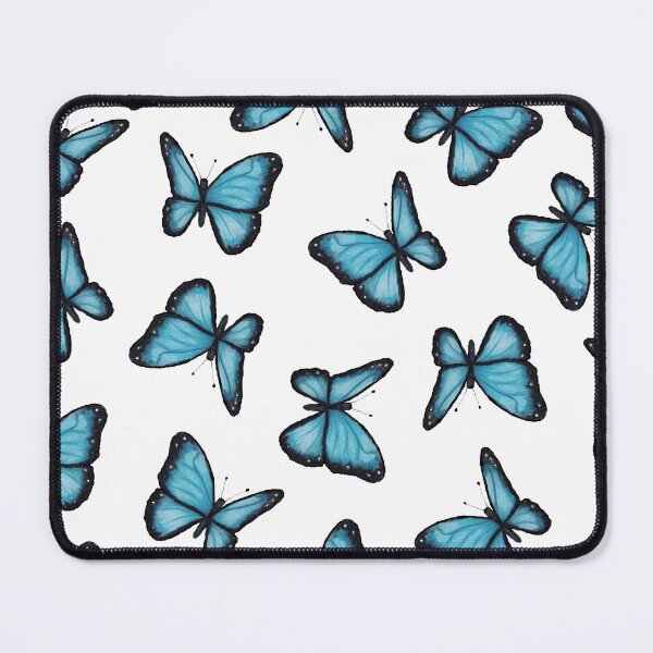 Item preview, Mariposas azules, patrón, alas, vida silvestre, insectos, naturaleza, del arte original designed and sold by JoyfulWhimsy.