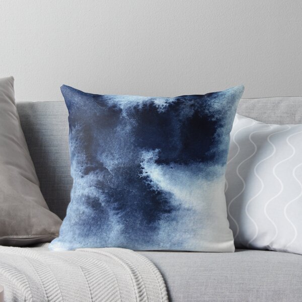 Item preview, Indigo Nebula, Blue Abstract Painting designed and sold by PrintsProject.