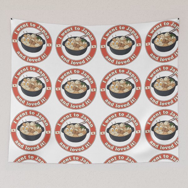Item preview, Retro Japanese Oden Logo - I Went To Japan And Loved It! designed and sold by Studio-MiMi.