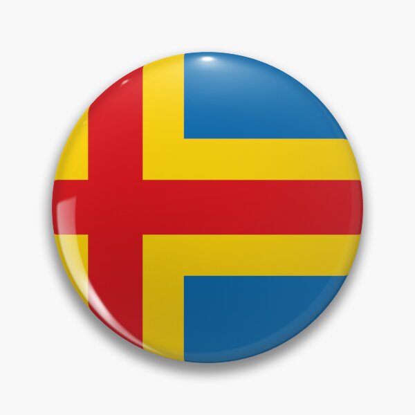 Item preview, Classic Aland Islands Flag - Nordic Cross Pride designed and sold by NTGUILTY.