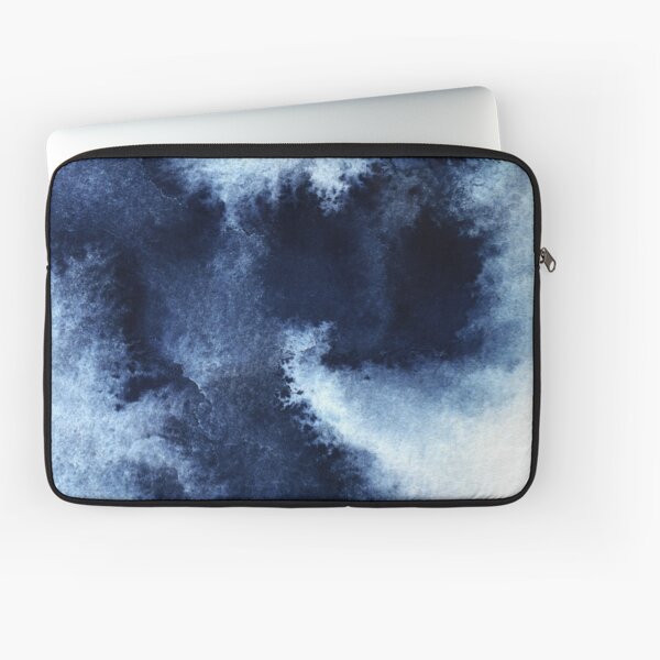Item preview, Indigo Nebula, Blue Abstract Painting designed and sold by PrintsProject.