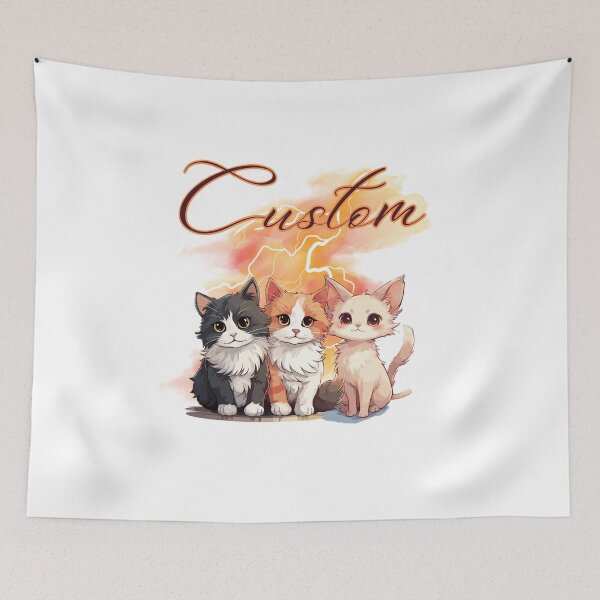Item preview, Custom Cat Portrait Design – Perfect Cat Lovers Gift  Personalized Kitty Art, Memorial Cat Gift, Cute Retro Cat Illustration designed and sold by Ditstyle.
