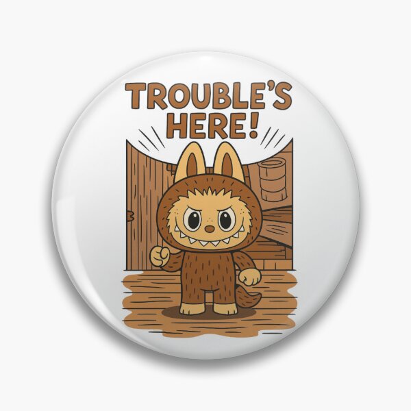 Item preview, Trouble's Here - Labubu designed and sold by irawor.