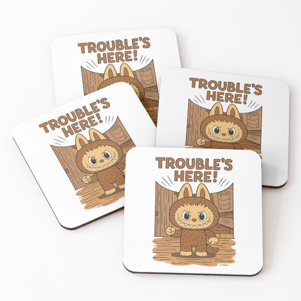 Item preview, Trouble's Here - Labubu designed and sold by irawor.