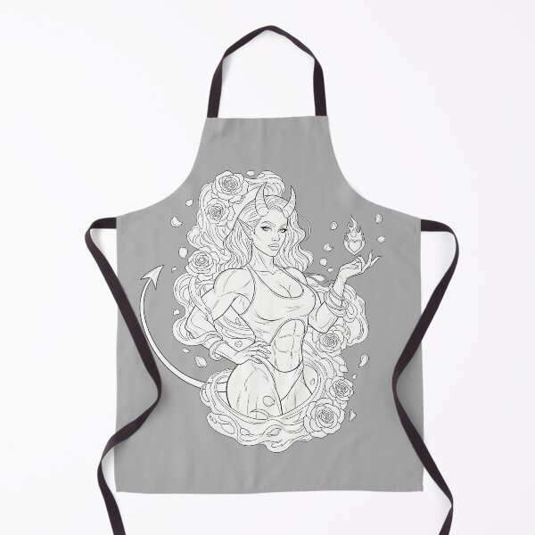 Item preview, Devil Girl With Roses Dark Romance designed and sold by Shoot-The-Moon.