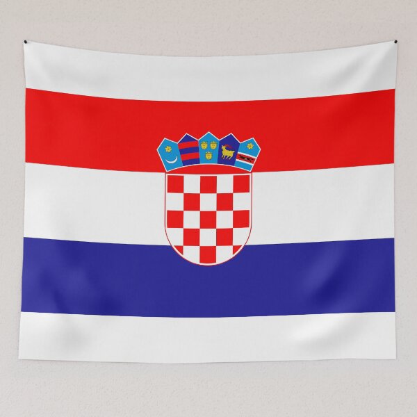 Item preview, Classic Croatia National Flag - Croatian Sahovnica Pride designed and sold by NTGUILTY.