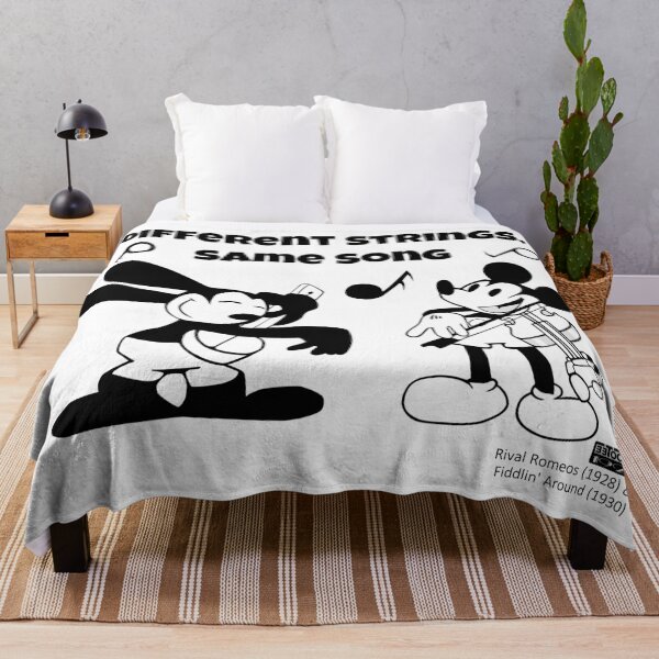 Item preview, Oswald and Mickey - Different Strings, Same Song (Rival Romeos, 1928; Fiddlin' Around, 1930) designed and sold by eetoons1927.