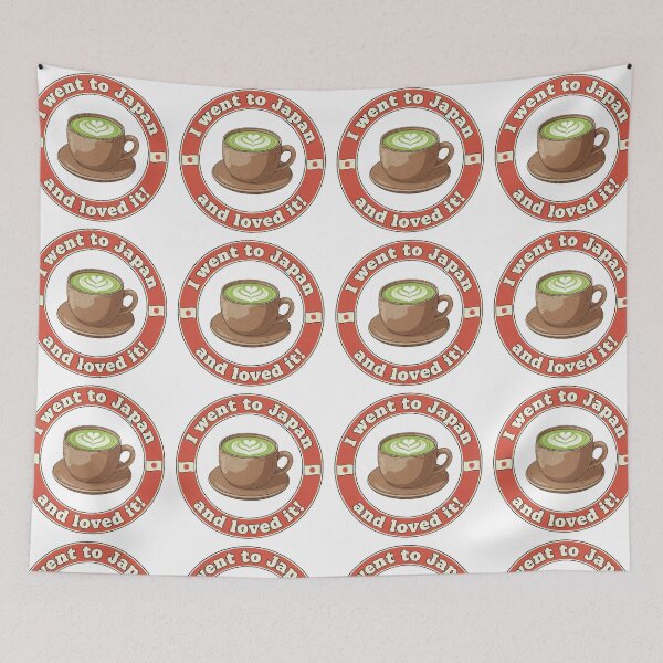 Item preview, Retro Japanese Matcha Latte Logo - I Went To Japan And Loved It! designed and sold by Studio-MiMi.