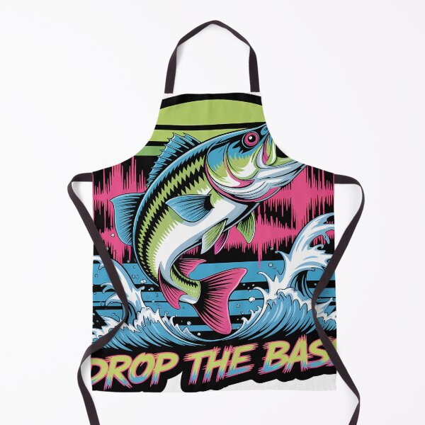 Item preview, Drop The Bass Fishing Sticker designed and sold by Visual_Vibezzz.