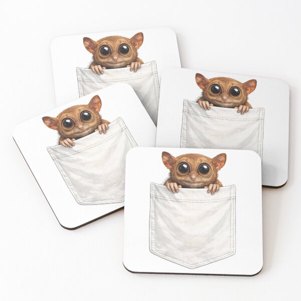 Item preview, Cute Pocket Creature Peeking Out designed and sold by RØNI AI.
