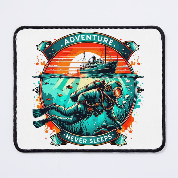 Item preview, Design The Adventure Never Sleeps designed and sold by EzequielBC.