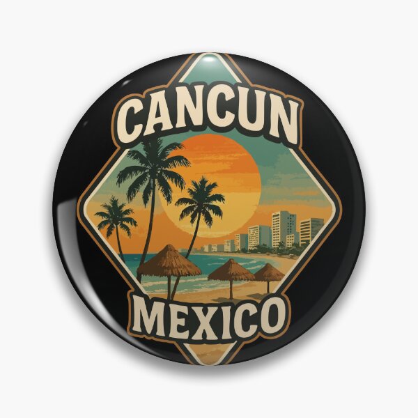 Item preview, Cancun Mexico Retro Vintage Travel designed and sold by TomFrontierArt.