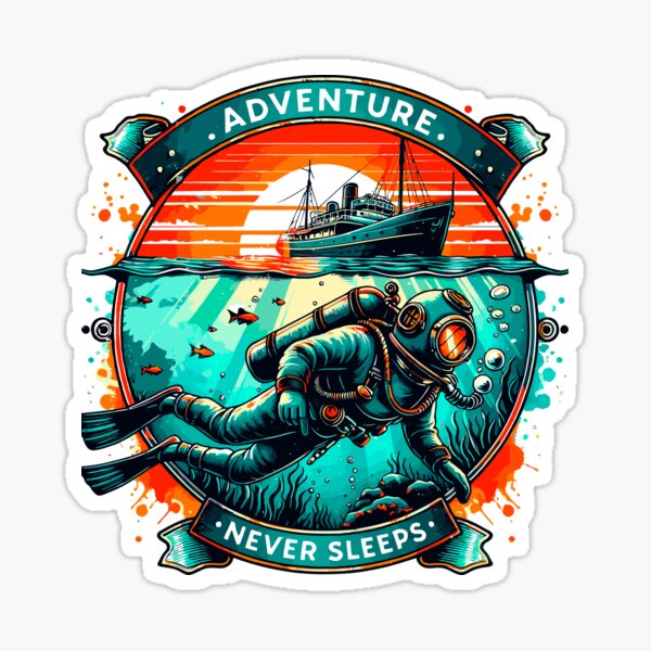 Item preview, Design The Adventure Never Sleeps designed and sold by EzequielBC.