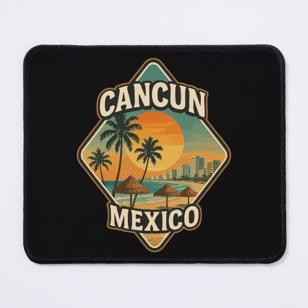 Item preview, Cancun Mexico Retro Vintage Travel designed and sold by TomFrontierArt.