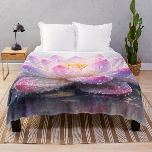 Item preview, Dew-Kissed Fractal Lotus designed and sold by SpicyWind.