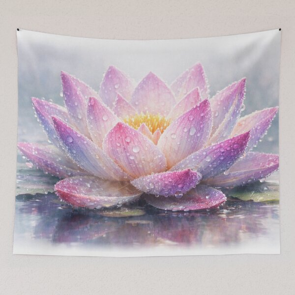 Item preview, Dew-Kissed Fractal Lotus designed and sold by SpicyWind.