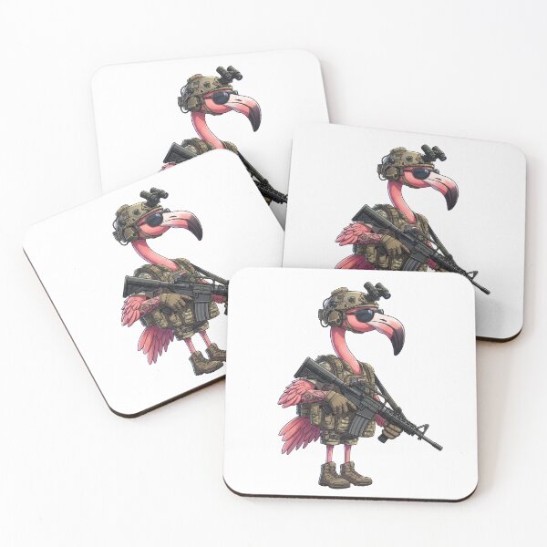 Item preview, Tactical Flamingo designed and sold by RAWLIFEGRAPHIC.