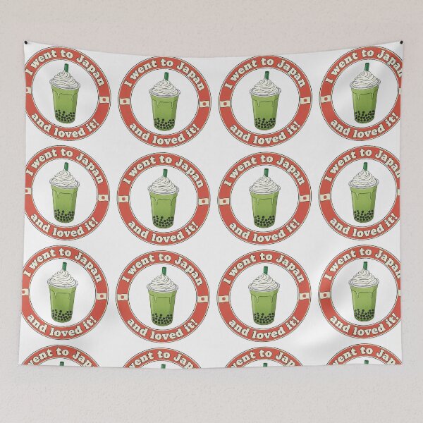 Item preview, Retro Japanese Matcha Tapioca / Bubble Tea Logo - I Went To Japan And Loved It! designed and sold by Studio-MiMi.