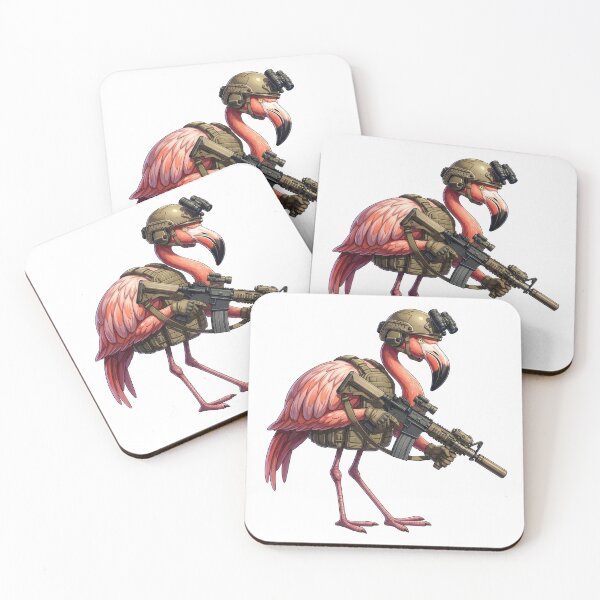 Item preview, Tactical Flamingo designed and sold by RAWLIFEGRAPHIC.