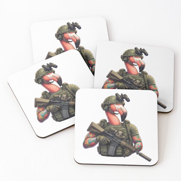 Item preview, Tactical Flamingo designed and sold by RAWLIFEGRAPHIC.