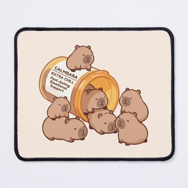 Item preview, Capybara Anti Depressants designed and sold by chillaxcats.
