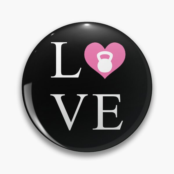 Item preview, Heart Kettlebell Gym Lover Illustration designed and sold by GetGoodFit.