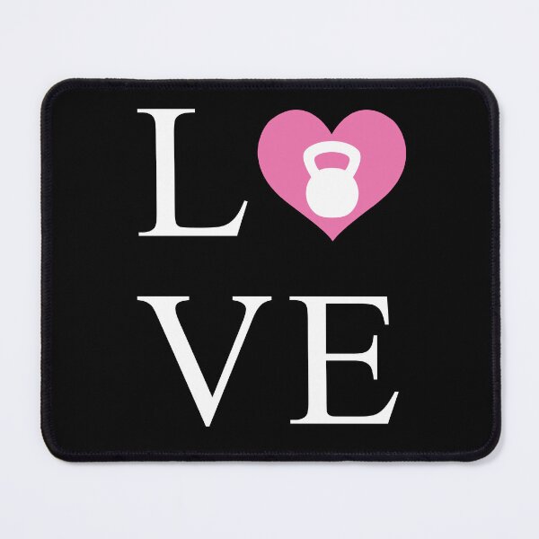 Item preview, Heart Kettlebell Gym Lover Illustration designed and sold by GetGoodFit.