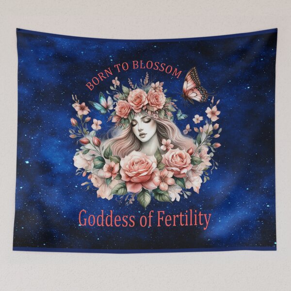 Item preview, Born to Blossom — Goddess of Fertility & Abundant Growth designed and sold by MysticOzzy.