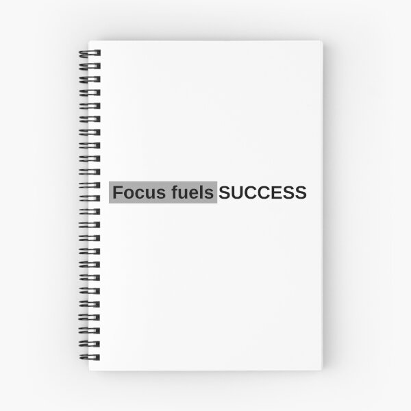 Item preview, Focus Fuels Success | Modern Asymmetrical Quote Design designed and sold by DRIP.exe.