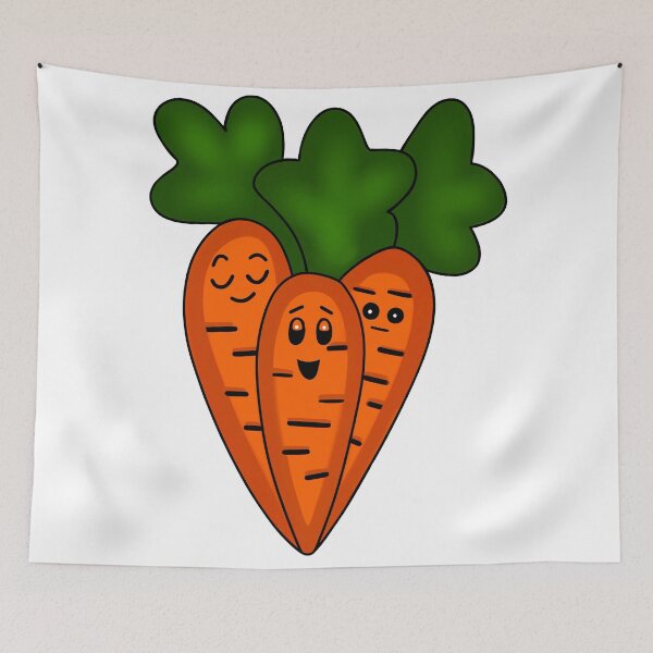 Item preview, Trio Of Cute Carrots designed and sold by Sartoris Art.