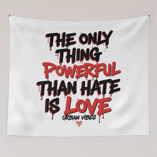 Item preview, The Only Thing More Powerful Than Hate Is Love designed and sold by Uglyandcute.