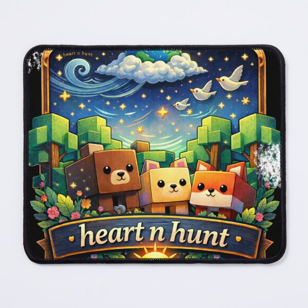 Item preview, cute square animal designed and sold by Heart N Hunt Outdoors.