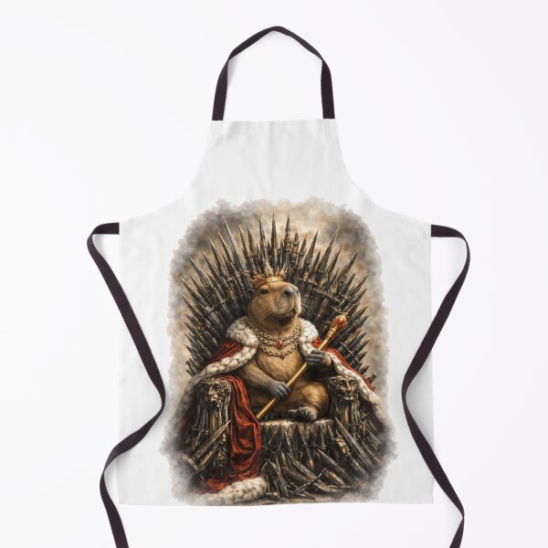 Item preview, Hedgehog King on Spiked Throne designed and sold by RØNI AI.