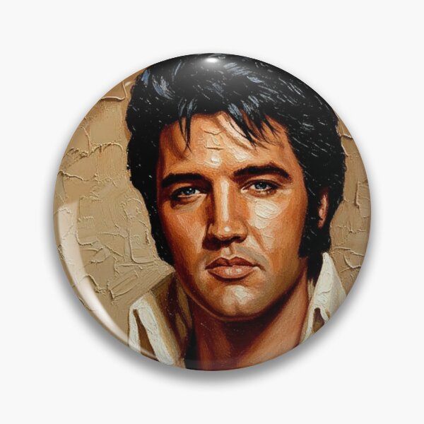 Item preview, The King in White: Iconic Vegas Jumpsuit Portrait designed and sold by Art's Diner.