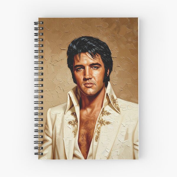 Item preview, The King in White: Iconic Vegas Jumpsuit Portrait designed and sold by Art's Diner.