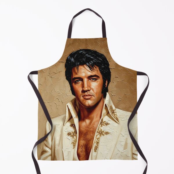Item preview, The King in White: Iconic Vegas Jumpsuit Portrait designed and sold by Art's Diner.