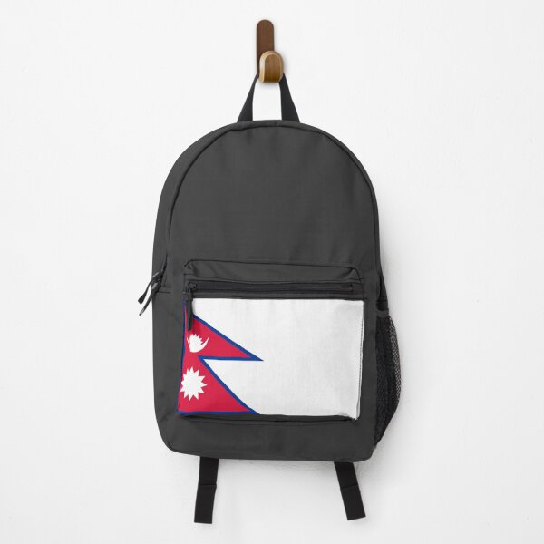 Item preview, Classic Nepal National Flag - Unique Non-Rectangular Pride designed and sold by NTGUILTY.