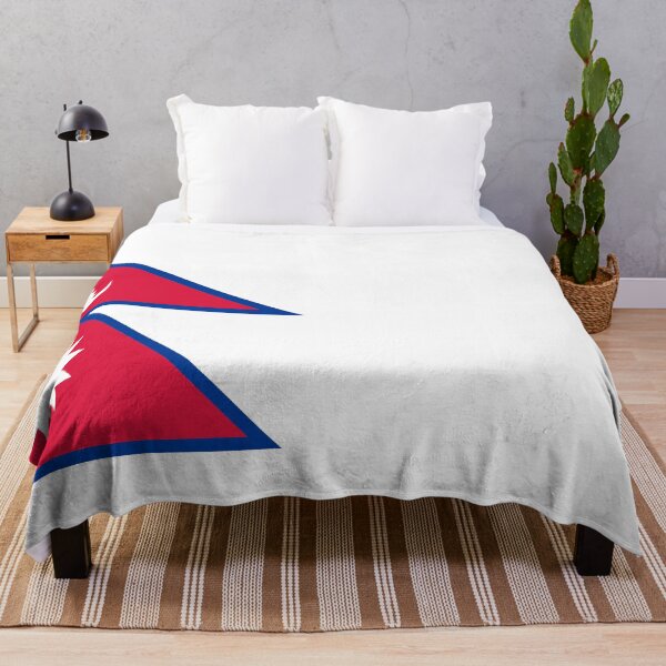 Item preview, Classic Nepal National Flag - Unique Non-Rectangular Pride designed and sold by NTGUILTY.
